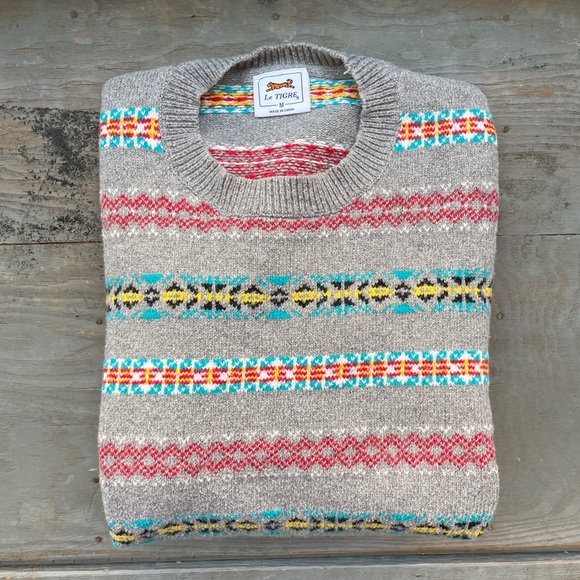 Le Tigre Other - Le Tigre colorful pattern sweater | size Medium
